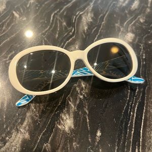 White Kate Spade sunglasses